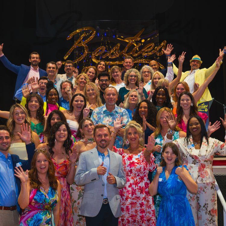 Visit St. Pete-Clearwater staff posing for the camera at the Besties 2026