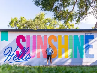 "Hello Sunshine" by Leo Gomez, Historic Uptown