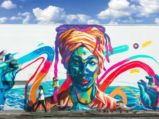 "Sewing Seas" by Taj Francis, Central Arts District
