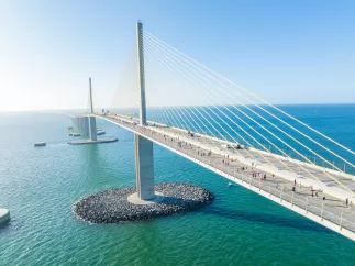 Thousands of runners race in the Skyway 10K each year