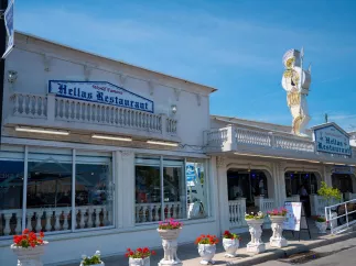 Exterior of Hellas Restaurant