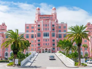 Front view of the Don Cesar on St. Pete Beach Florida