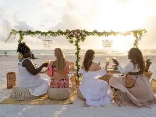 beach picnic