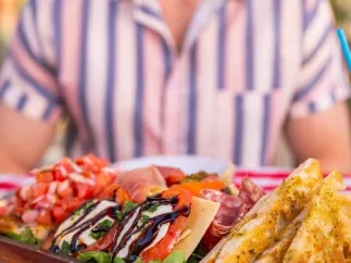 plate of food on table