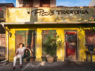 exterior of pia's trattoria