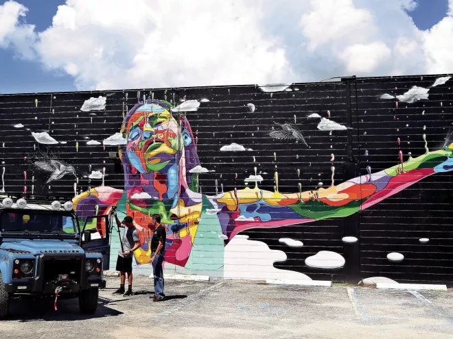 Mural by Dasic Fernandez, Grand Central District