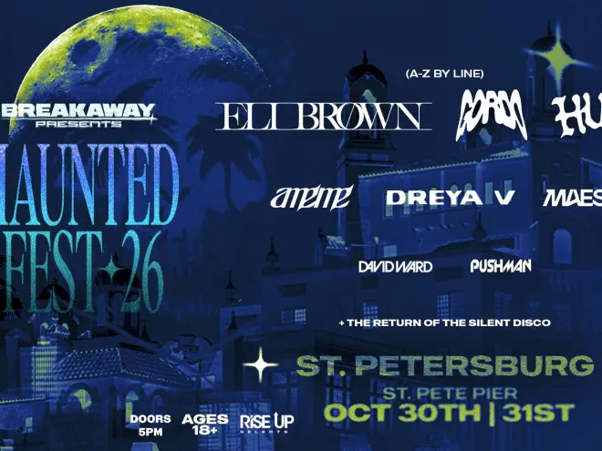 Haunted Fest 2026 event flyer poster.