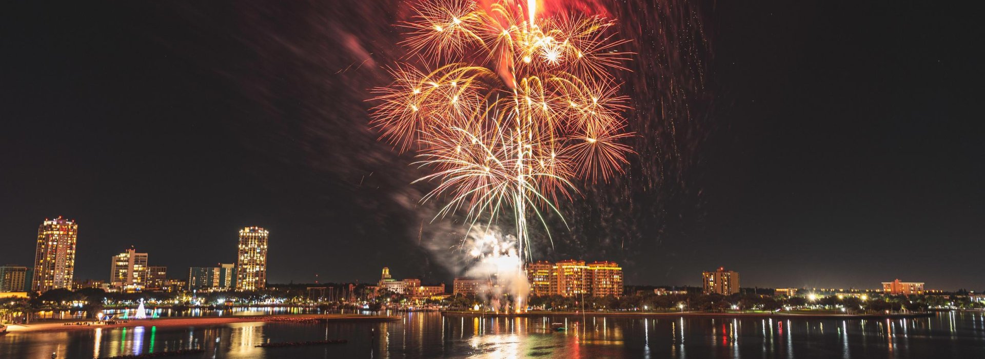 St. Pete Fireworks on the Pier