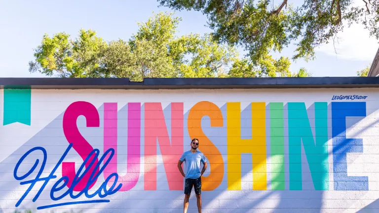 "Hello Sunshine" by Leo Gomez, Historic Uptown