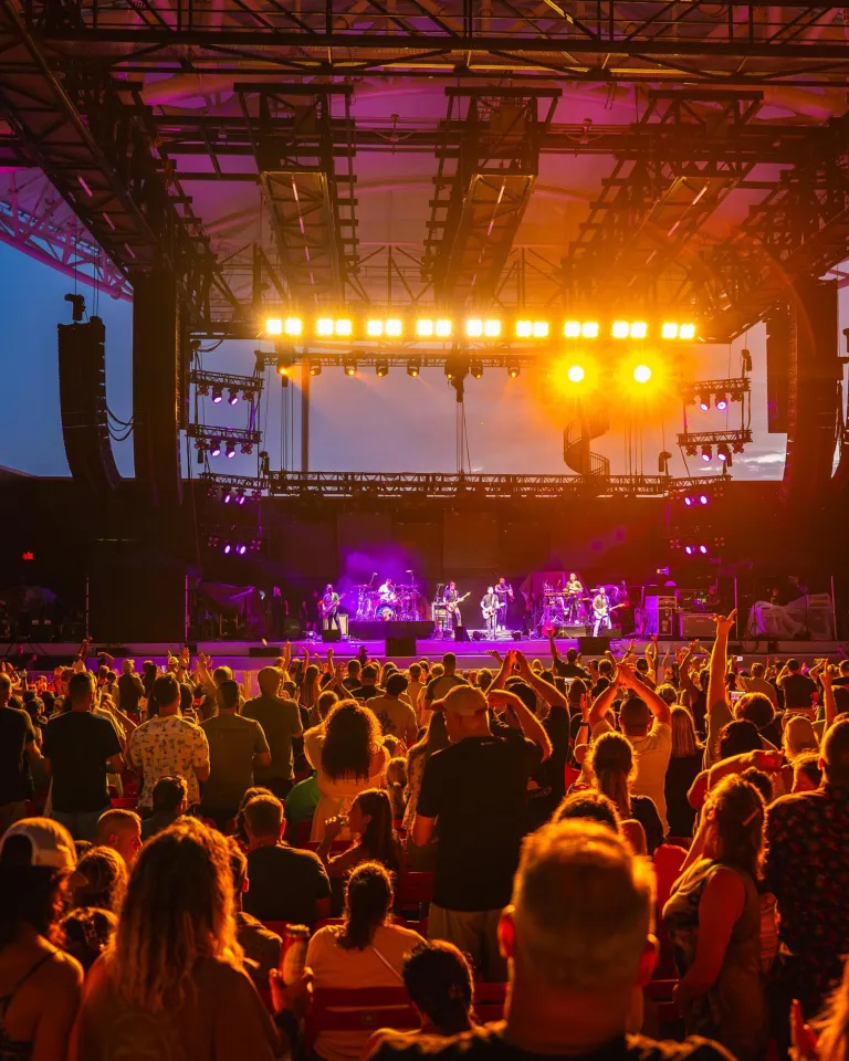 The Sound concert stage with crowd