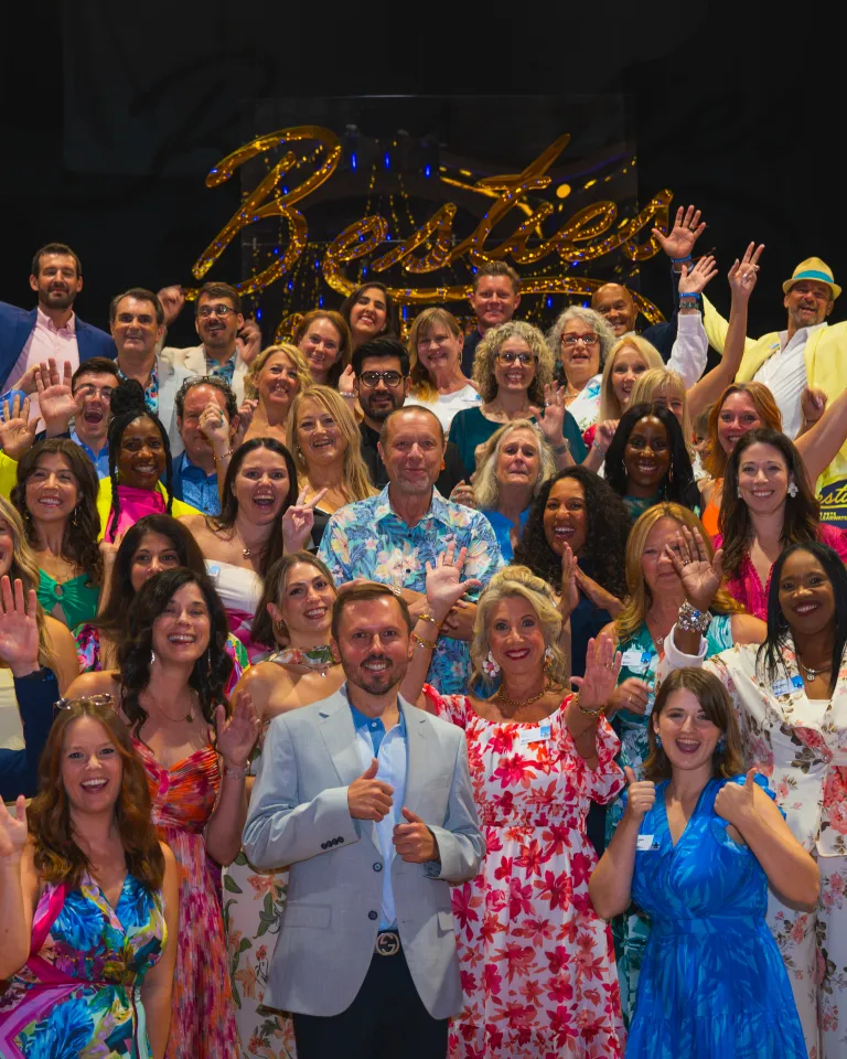 Visit St. Pete-Clearwater staff posing for the camera at the Besties 2026