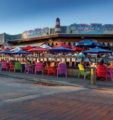 An exterior shot of O'Maddy's Bar in Gulfport