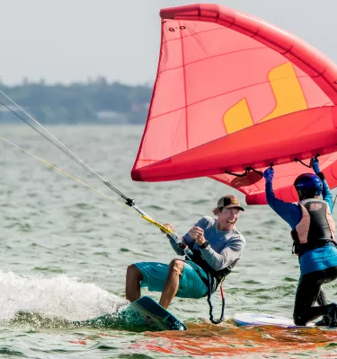 Aaron Gunilla Kite Surfer