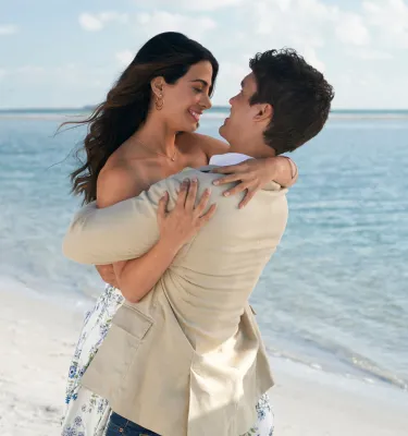 Love in the Sun Feature Film Image of two people on the beach
