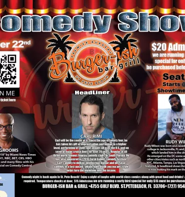 Comedy Show at Burger-ish