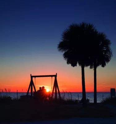 Sunset over Honeymoon Island