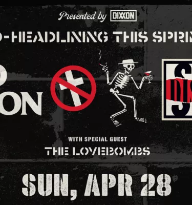 Bad Religion & Social Distortion bands featuring their performance date in Clearwater on April 28th.