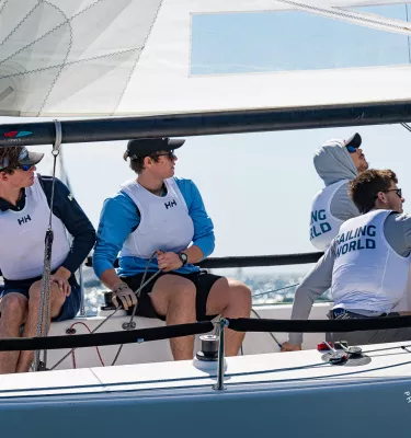 Helly Hansen Sailing World Regatta Series sailing in Tampa Bay.