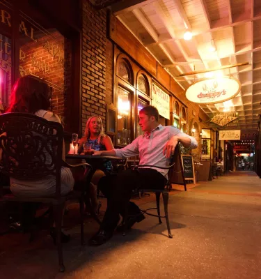 People at a table