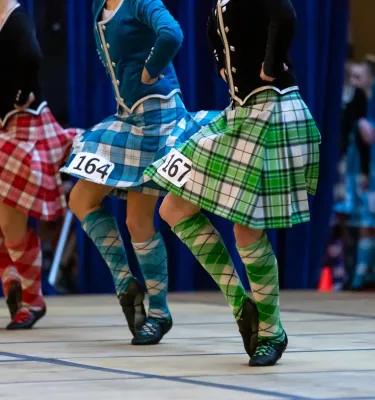Scottish dancers at the Dunedin Highland Games & Festival