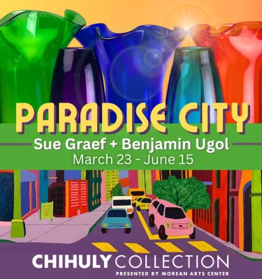 Paradise City exhibition at the Chihuly Collection in downtown St. Pete.