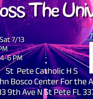 Across the Universe event flyer poster.