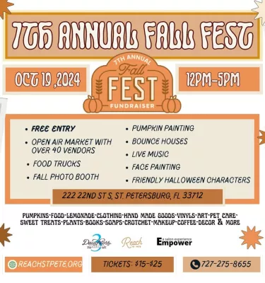 7th Annual Fall Festival event flyer poster.