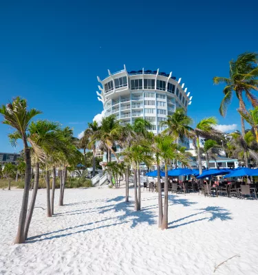 beachfront hotel