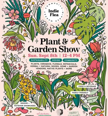 Plant & Garden Show event flyer poster.