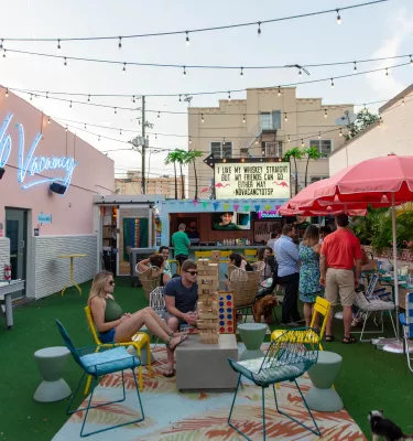 outdoor bar