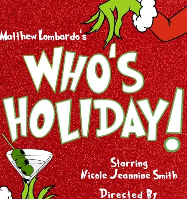 Who's Holiday Show 2024 event flyer poster.