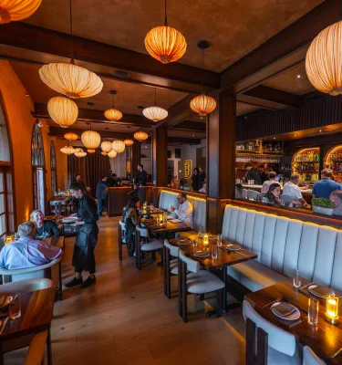 the interior of Fortu restaurant in St. Pete FL