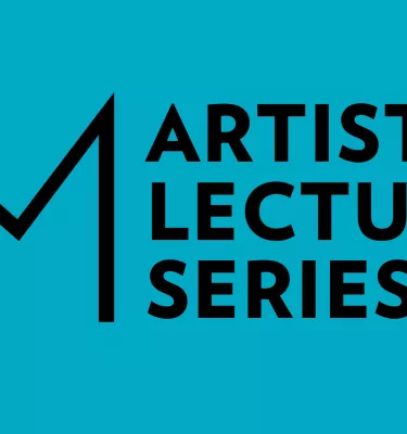 Imagine Museum Artist Lecture Series event flyer poster.