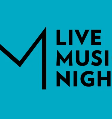 Live Music Night at Imagine Museum event flyer poster.