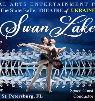 Swan Lake event flyer poster.