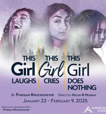 This girl show event flyer poster.