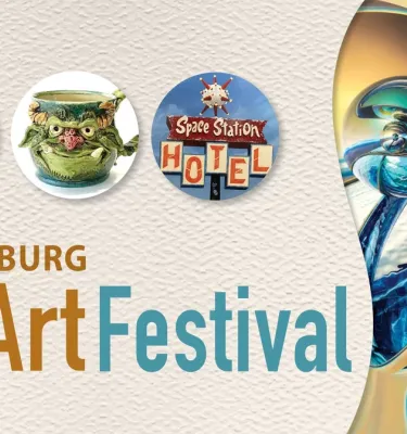 St. Pete Fine Art Festival event flyer poster.