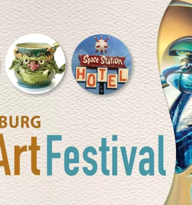 St. Pete Fine Art Festival event flyer poster.