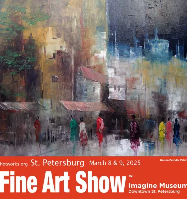 St. Pete Fine Art Festival event flyer poster.