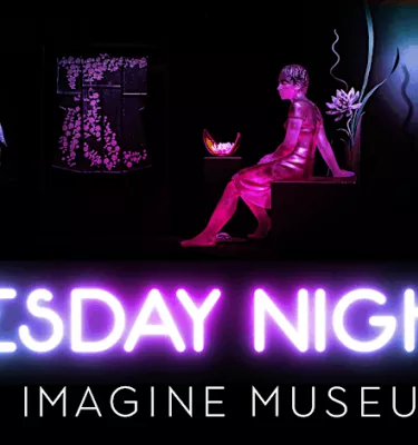 Tuesday Nights at Imagine Museum event flyer poster.