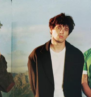 Indie rock band Wallows concert poster.