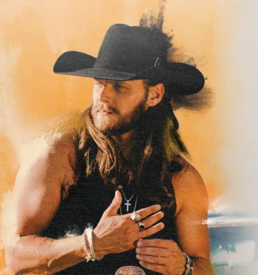 Photo of country music artist Warren Zeiders.