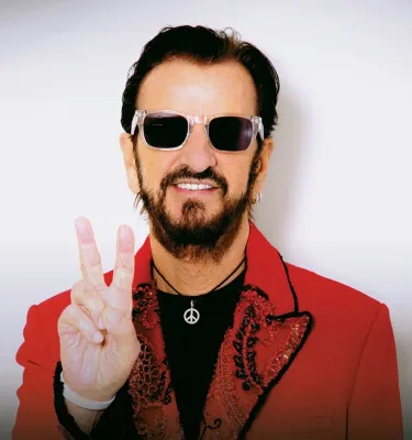 Musician Ringo Starr concert event flyer poster.