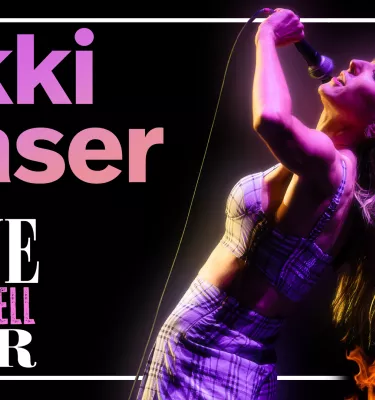 Nikki Glaser Alive and Unwell Tour event flyer poster.