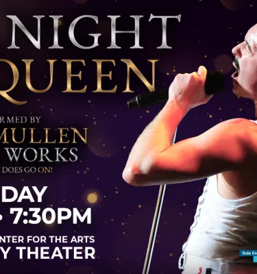 Queen band on stage.