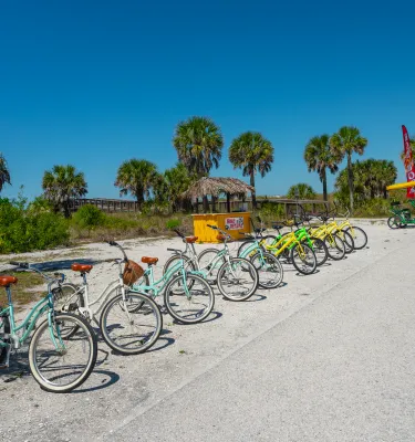bikes on the beach