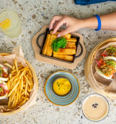 plates of food