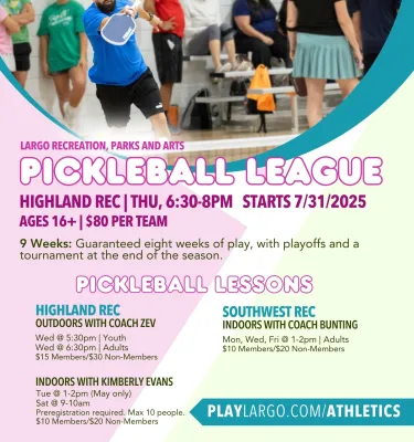 Spring pickleball Flyer.