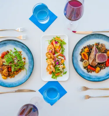 plates of food