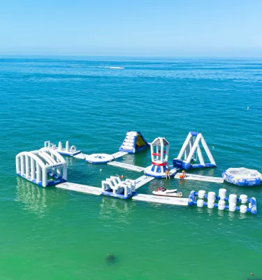floating water park